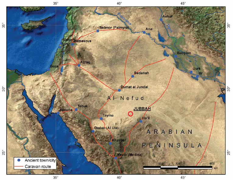 Jubbah On The Map A Waypoint Between Ancient Towns And Desert Routes.