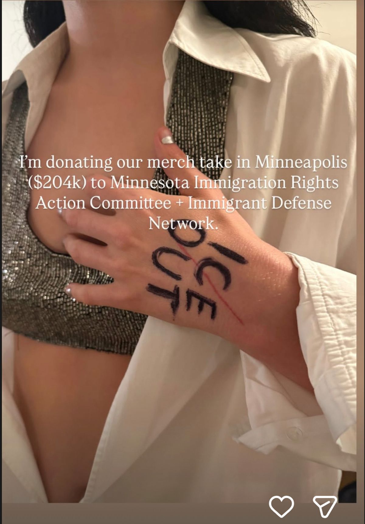 Lorde's Instagram Story