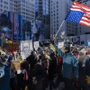 Thousands marched through downtown Minneapolis on Friday for a second consecutive week, calling for an end to Operation Metro Surge, which has led to a significant increase in the presence of Immigration and Customs Enforcement and U.S. Border Patrol agents in Minnesota.