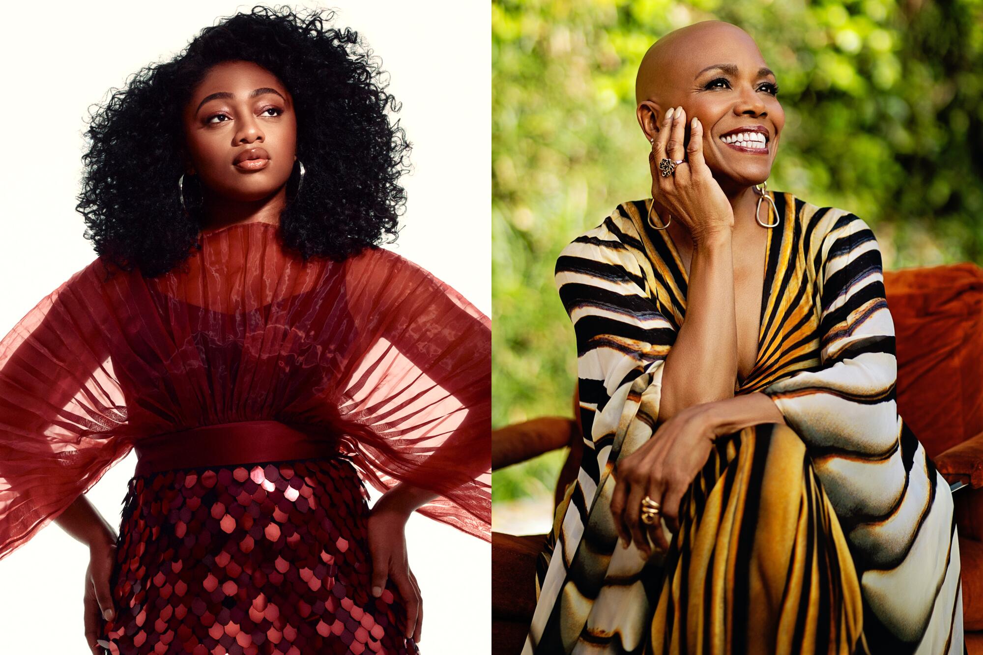 Samara Joy, left, and Dee Dee Bridgewater.