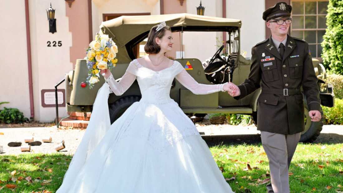 Sadie Webostad on her wedding day, May 25, 2025.