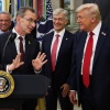 Pfizer CEO Albert Bourla joined President Donald Trump at the podium in the White House on Sept. 30, to announce a voluntary effort to reduce some drug prices. The Trump administration went on to reach similar deals with 15 other drug companies, but all 16 companies still rolled out price hikes this month.