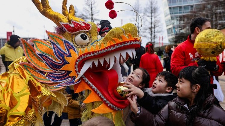 Lunar New Year procession marking the start of celebrations for the Year of the Horse, in Liverpool Lunar New Year procession marking the start of celebrations for the Year of the Horse, in Liverpool