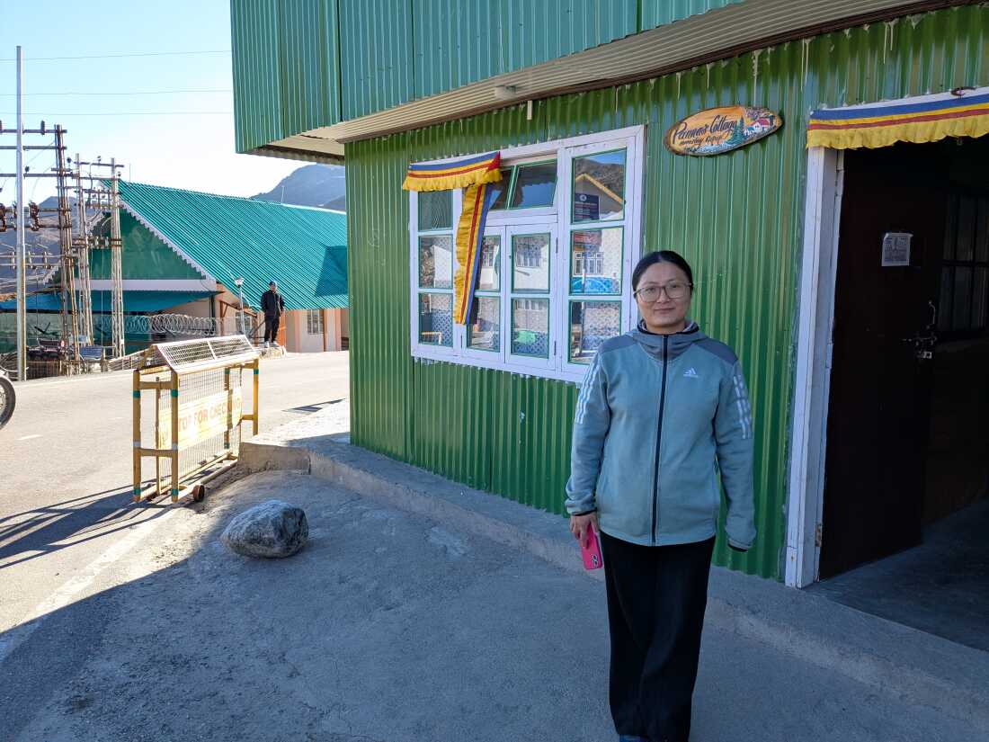 Pema Sherpa, who runs a café in the Indian village of Kupup, says unreliable power, internet and mobile connectivity in border areas like hers makes life difficult for residents and visitors.