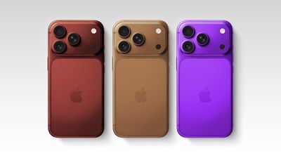 Coffee Burgundy and Purple iPhone 18 Pro Mock