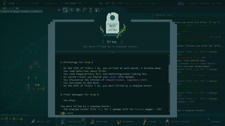 Caves of Qud Review - Screenshot 5 of 6