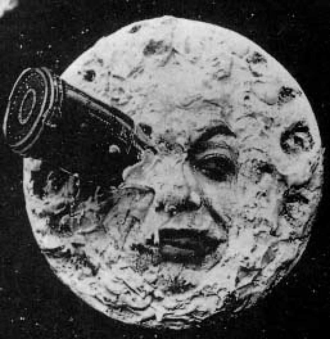 This moment from George Méliès' Le Voyage dans la Lune (A Trip to the Moon) is considered to be one of the most famous in cinematic history.