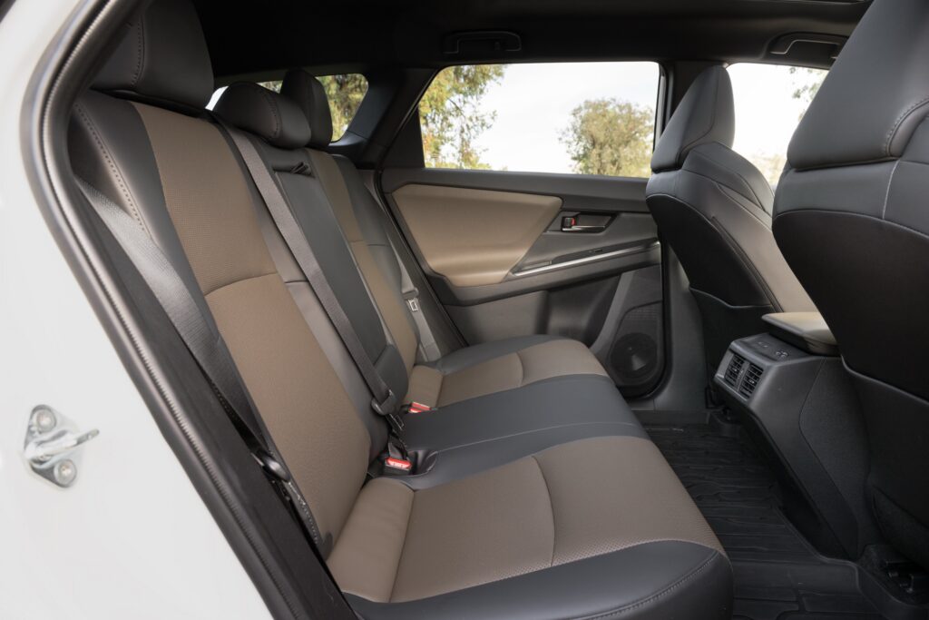 Toyota bZ Woodland back seat