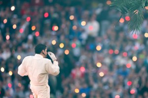SANTA CLARA, CALIFORNIA - FEBRUARY 08: Bad Bunny performs onstage during the Apple Music Super Bowl LX Halftime Show at Levi's Stadium on February 08, 2026 in Santa Clara, California.