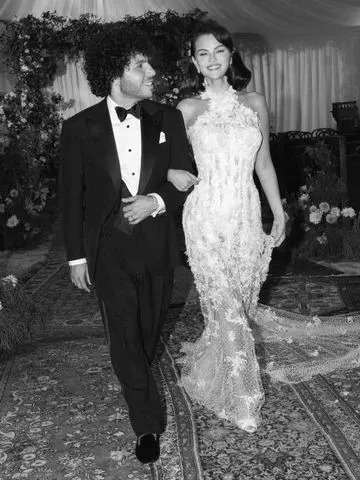 Benny Blanco (left) and Selena Gomez on their wedding dayCredit: Courtesy of Selena Gomez's Instagram