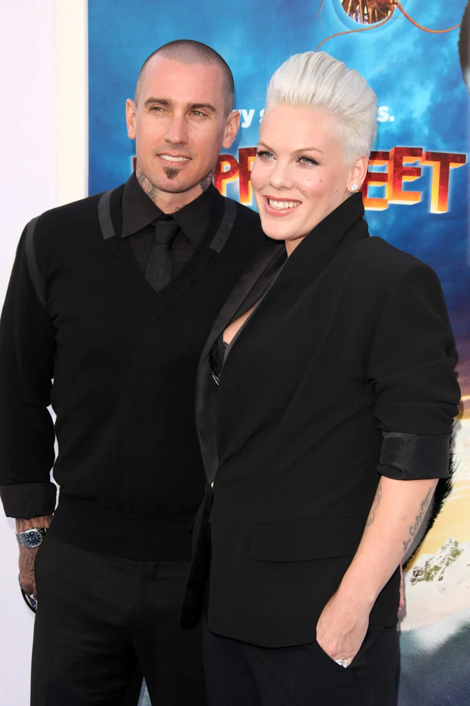 Pink & Carey Hart smiling