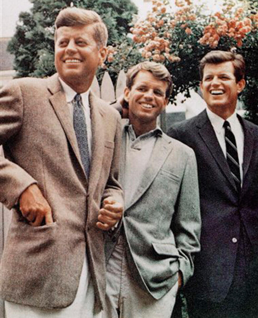 The Kennedy brothers: John, Bobby and Ted (Photo: AP) The Kennedy brothers: John, Bobby and Ted