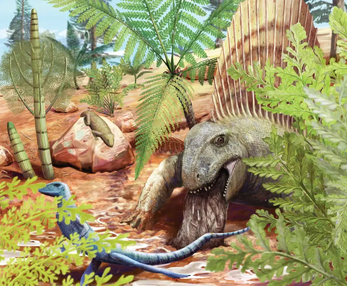 A Visual Representation Of Dimetrodon Teutonis Vomiting