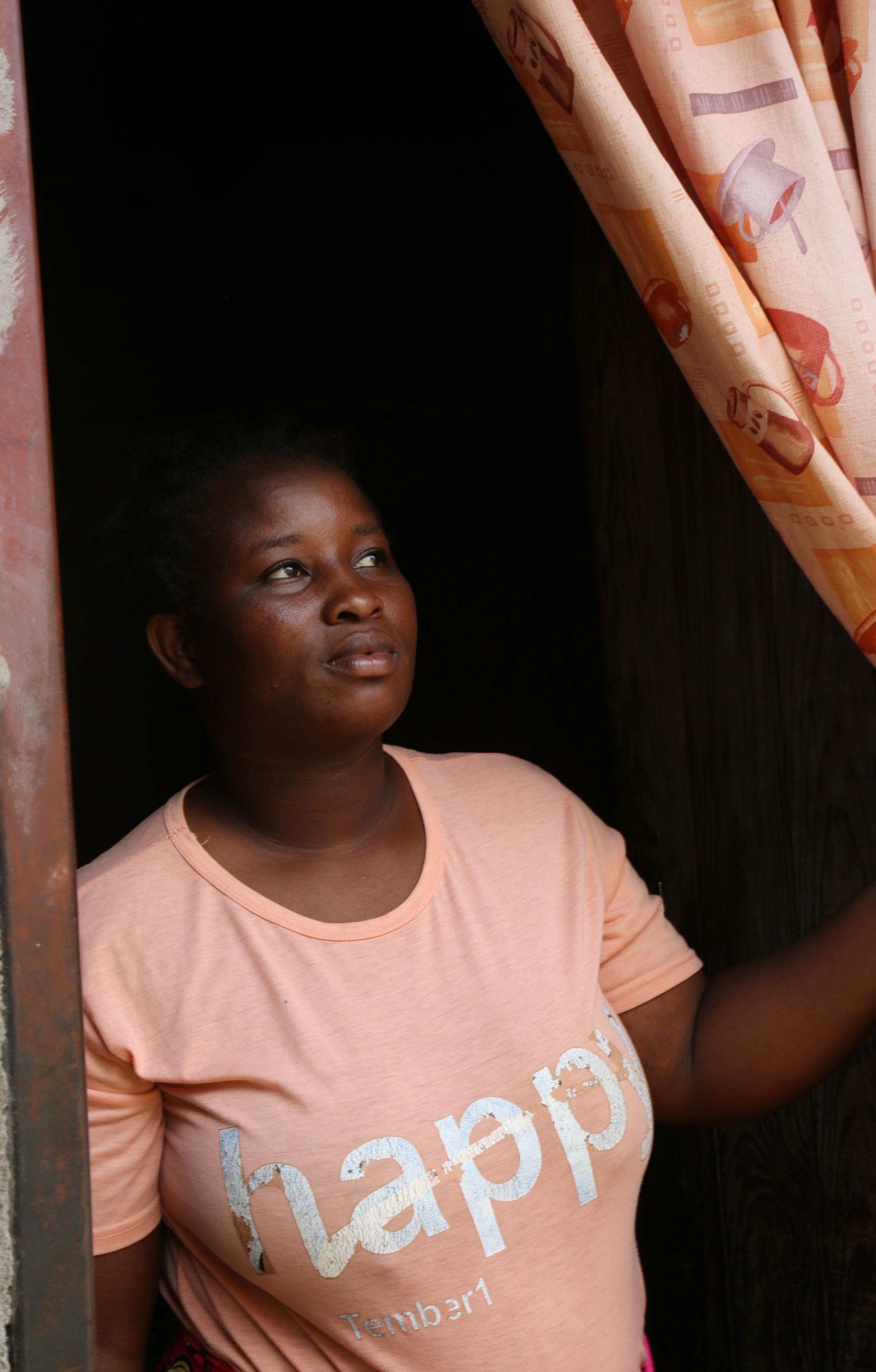 Violet Zulu, who was sent to a maximum-security prison after she was denied a legal abortion and ended her pregnancy on her own, poses for a photograph in Lusaka, Zambia, Jan. 21, 2026.