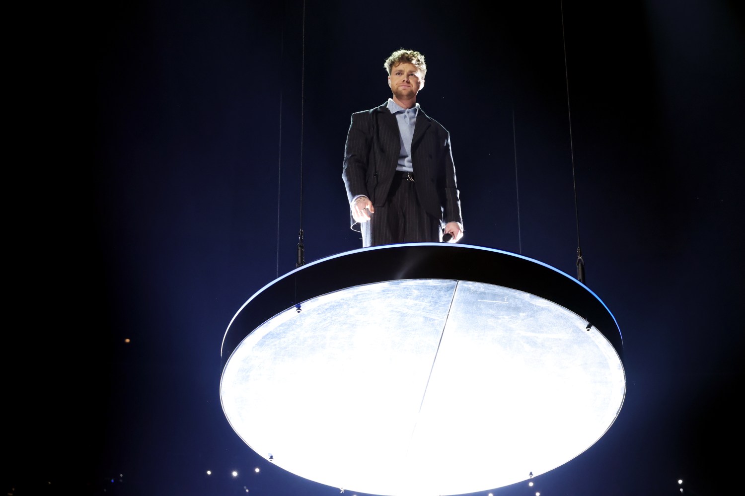 Leon Thomas performs during the 68th Grammy Awards at Crypto.com Arena in Los Angeles on Feb. 1, 2026.