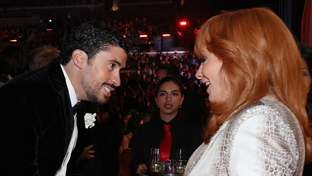 Bad Bunny and Reba McEntire attend the 68th Grammy Awards at Crypto.com Arena in Los Angeles on Feb. 1, 2026.