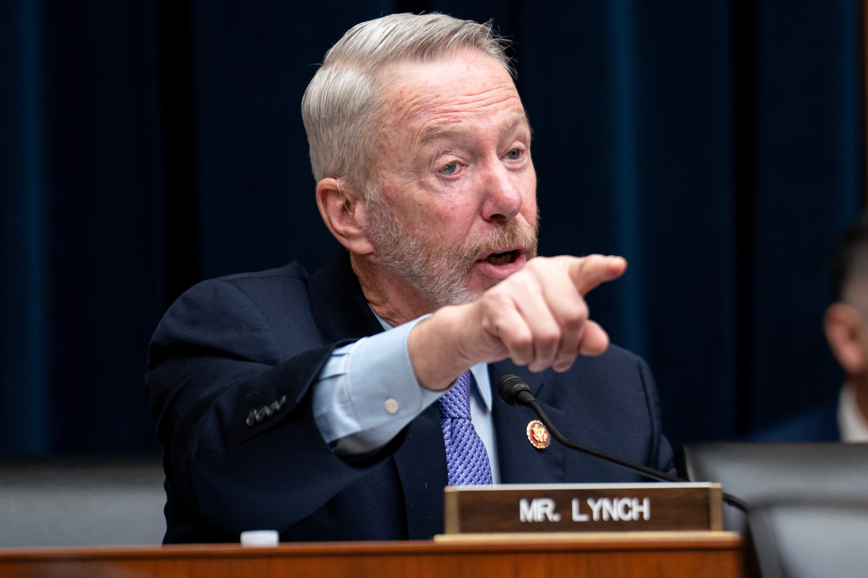 Rep. Stephen Lynch, D-Mass., questions Bessent during a House Financial Services Committee hearing
