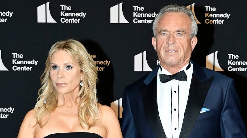 Cheryl Hines and Robert F. Kennedy, Jr. attend the opening night of  "Les Misérables" at The Kennedy Center.