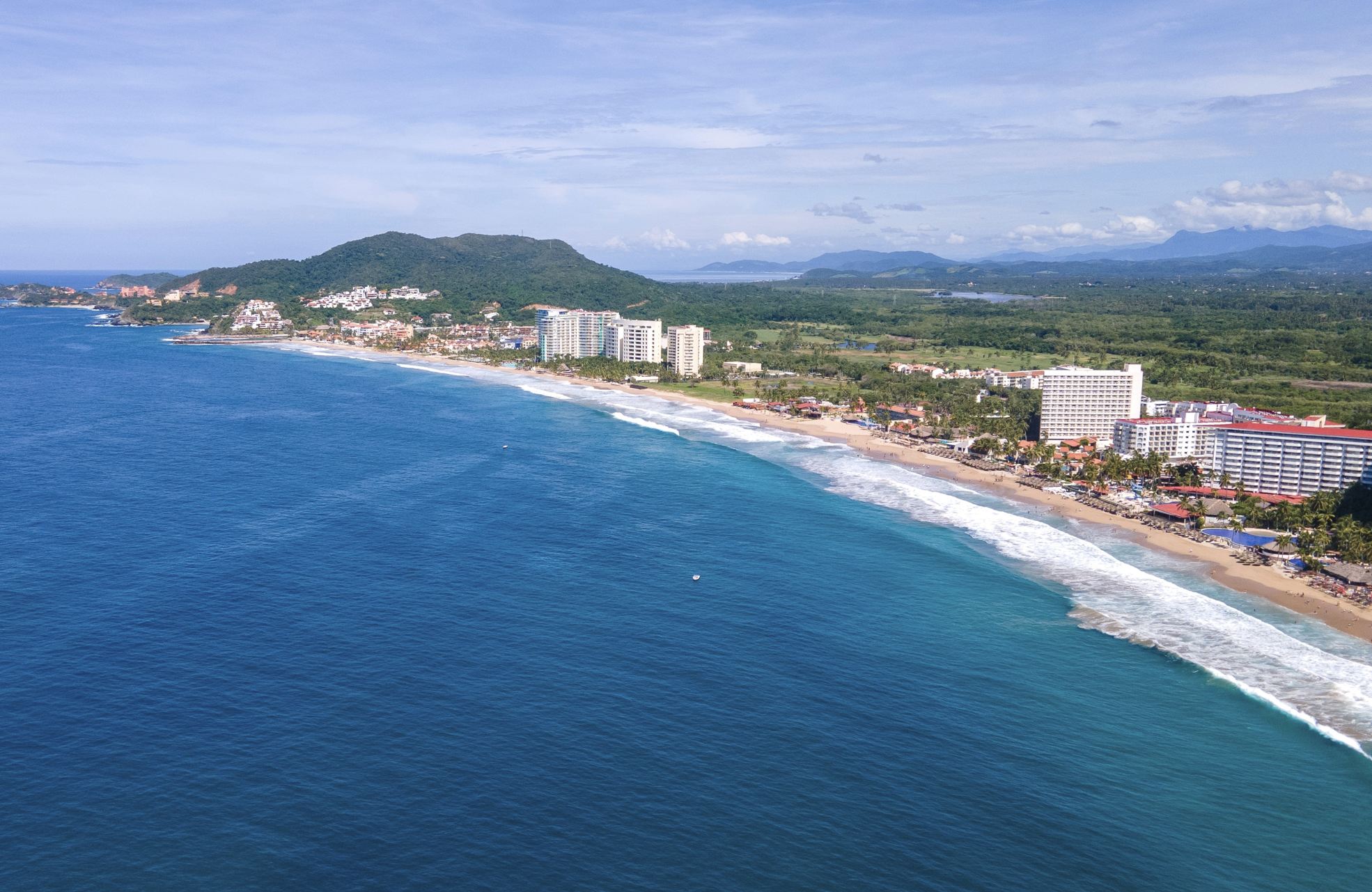 Ixtapa, a small resort filled with beachfront hotels and golf courses in the southwestern state of Guerrero