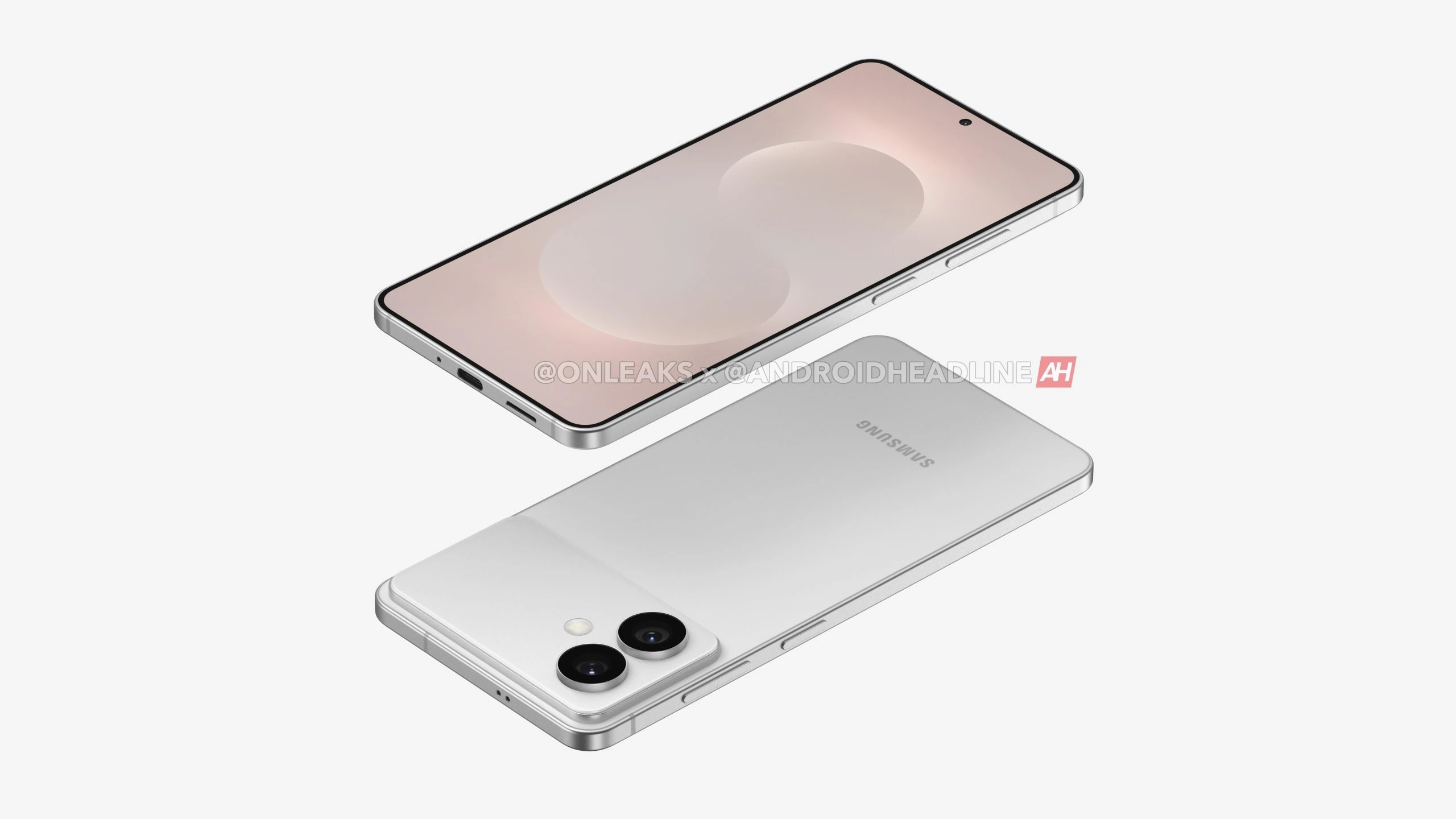 Leaked renders of the Samsung Galaxy S26 Edge