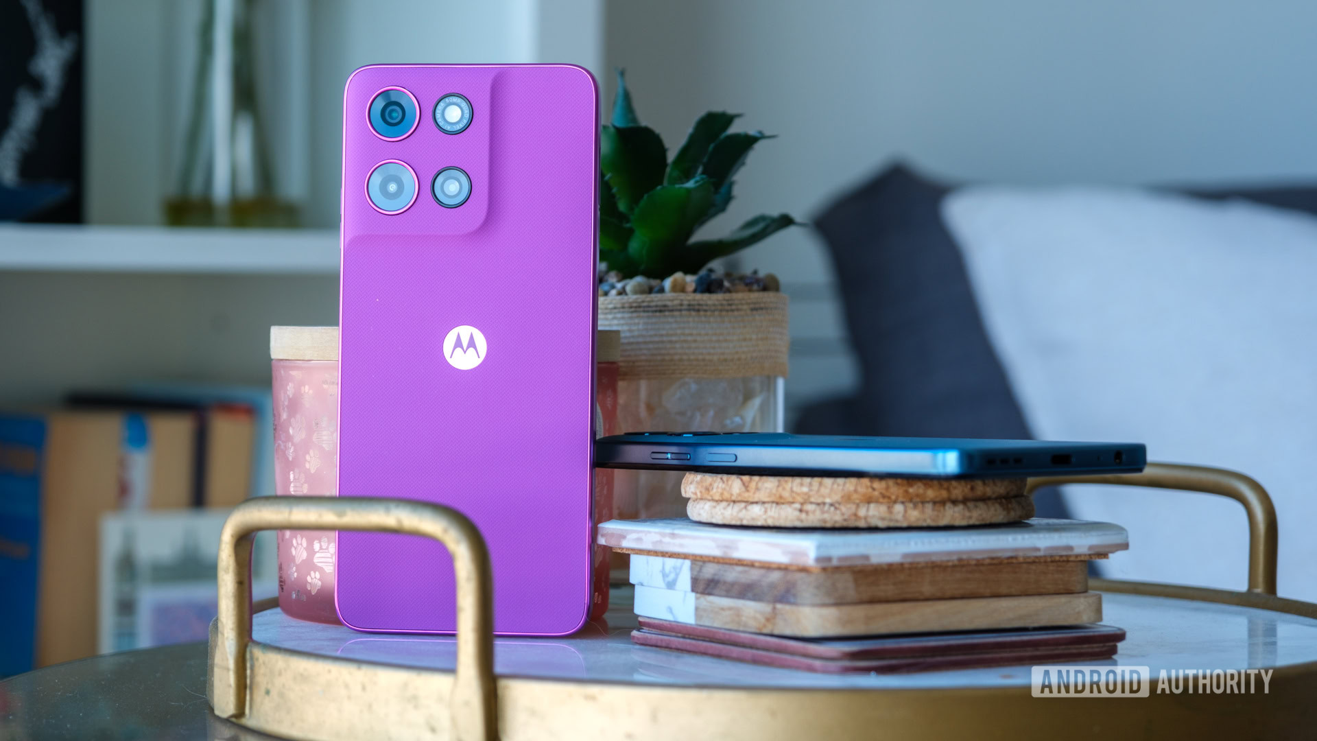 Moto G 2026 and Moto G Play 2026 standing and lying flat