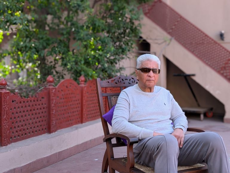 Mian Yousaf in his Haveli