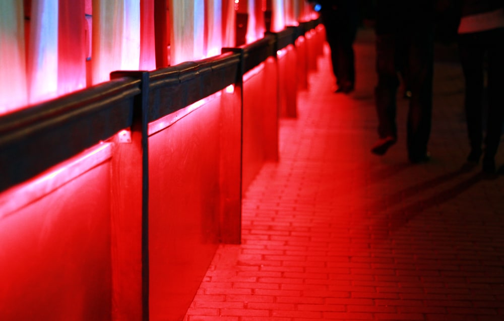 Background,red,carpet,light,neon,bright,light.,street,with,red