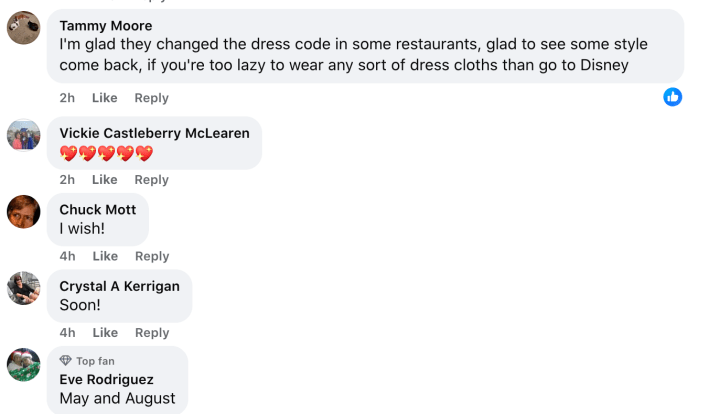 a facebook comment excited about NCL changes...and disney