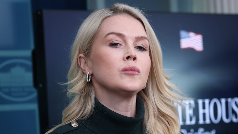 White House Press Secretary Karoline Leavitt speaks during a news briefing in the James S. Brady Press Briefing Room of the White House on January 26, 2026 in Washington, DC. Leavitt discussed the recent ICE shooting in Minneapolis and spoke on FEMA's response to the recent weekend winter storm