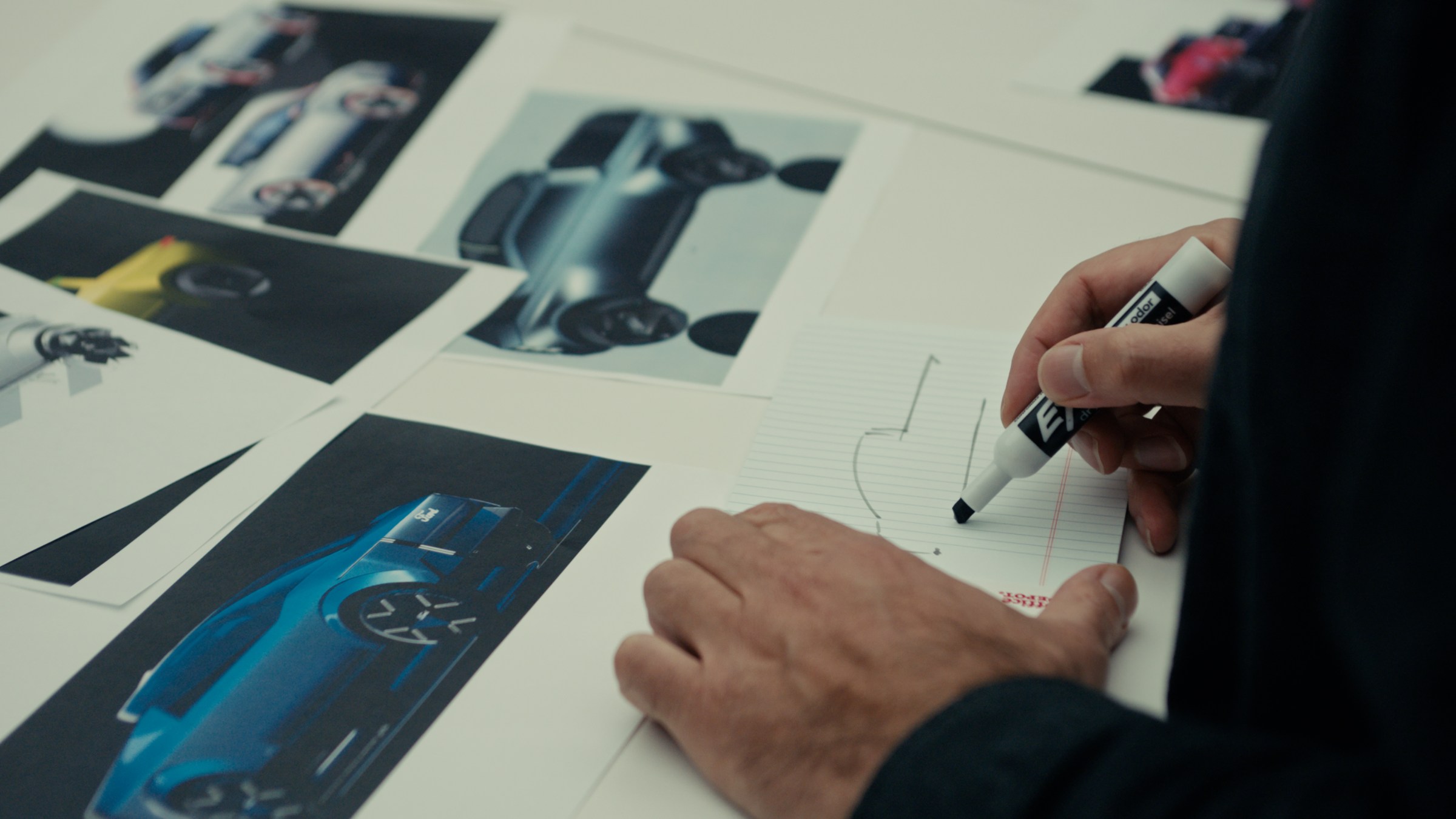 Some early designs of Ford’s upcoming UEV platform.