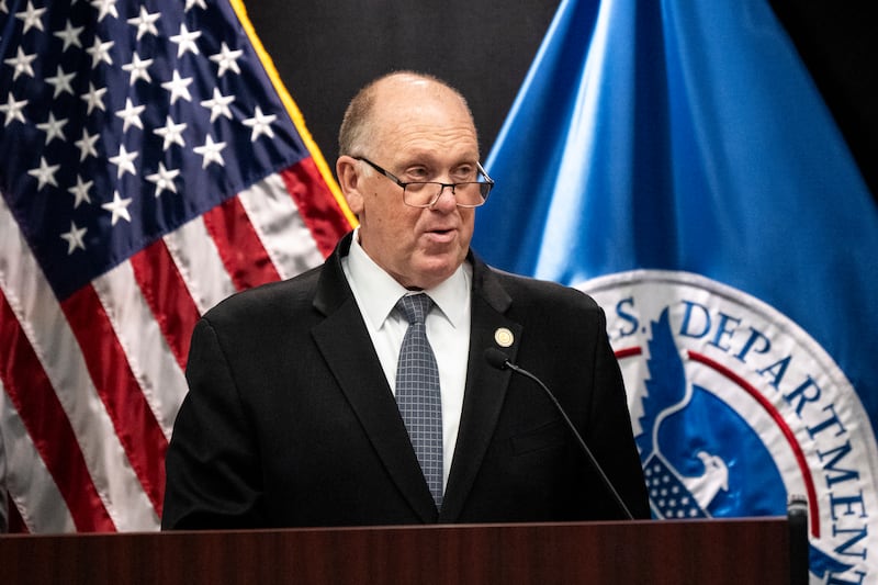 President Trump's border czar Tom Homan announced the ICE surge operation to Minnesota would end during a press conference at the Bishop Henry Whipple Federal Building in Minneapolis on February 12, 2026.