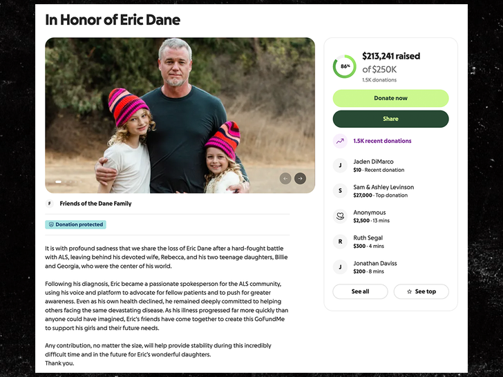 eric dane gofundme 200k 2