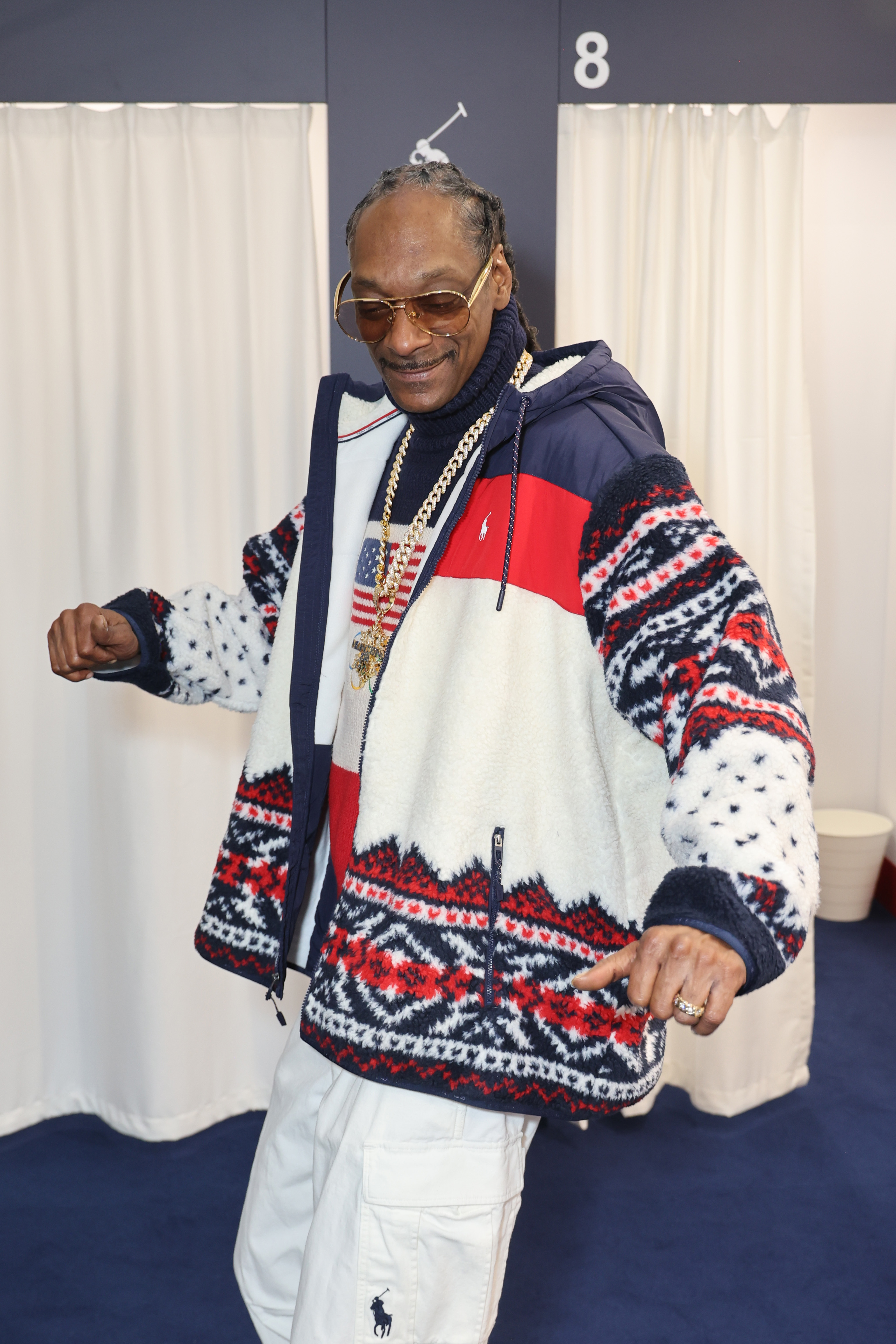 Coach Snoop Dogg attends the Team USA Welcome Experience at the 2026 Milan-Cortina Olympics.