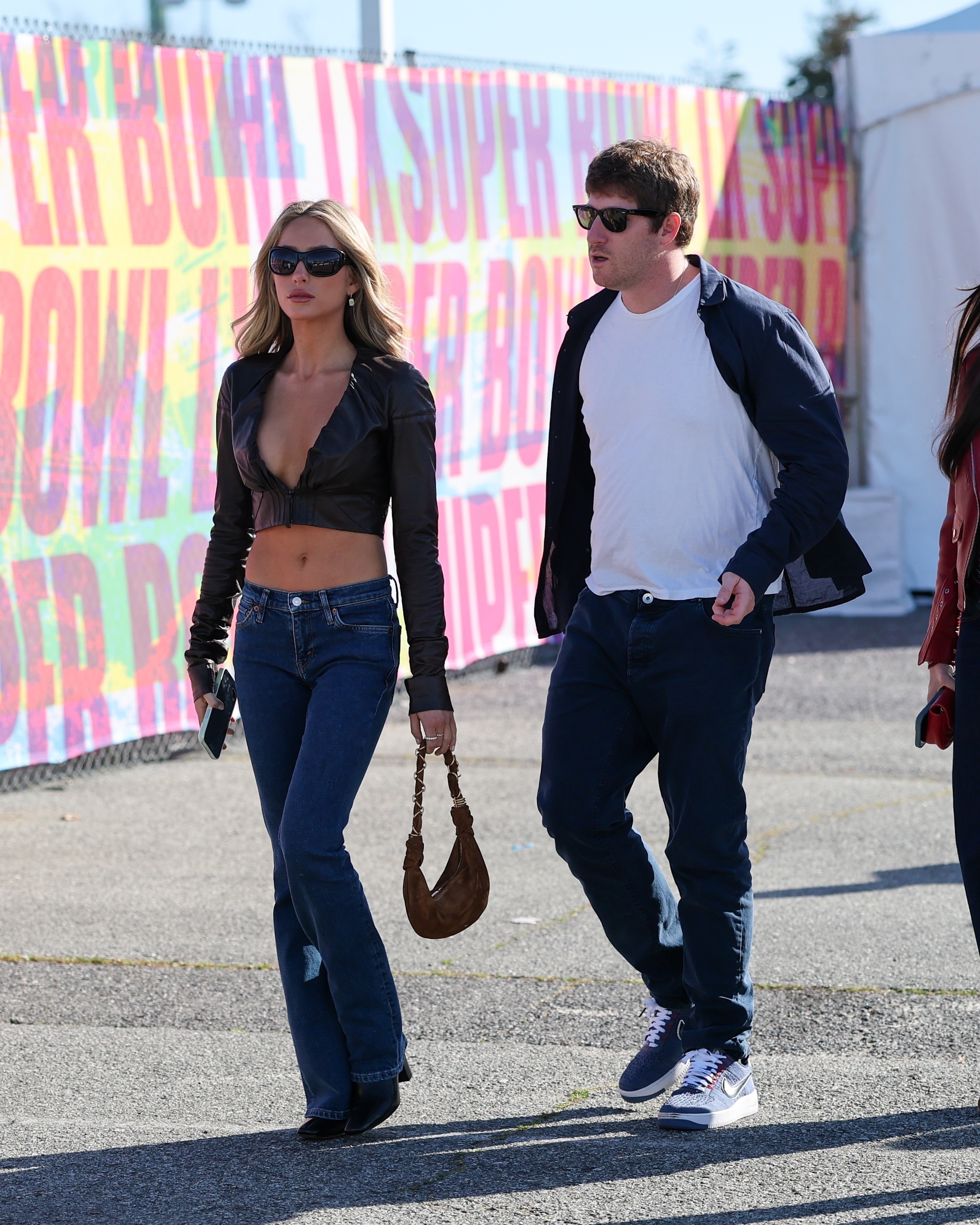 Alix Earle arrives for Super Bowl 60