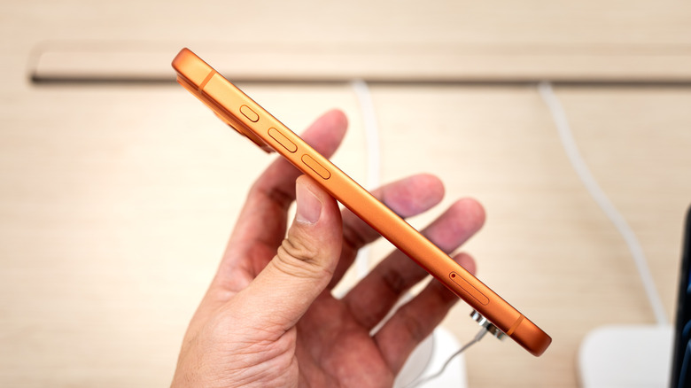 The Action button and Volume keys on the iPhone 17 Pro Max.