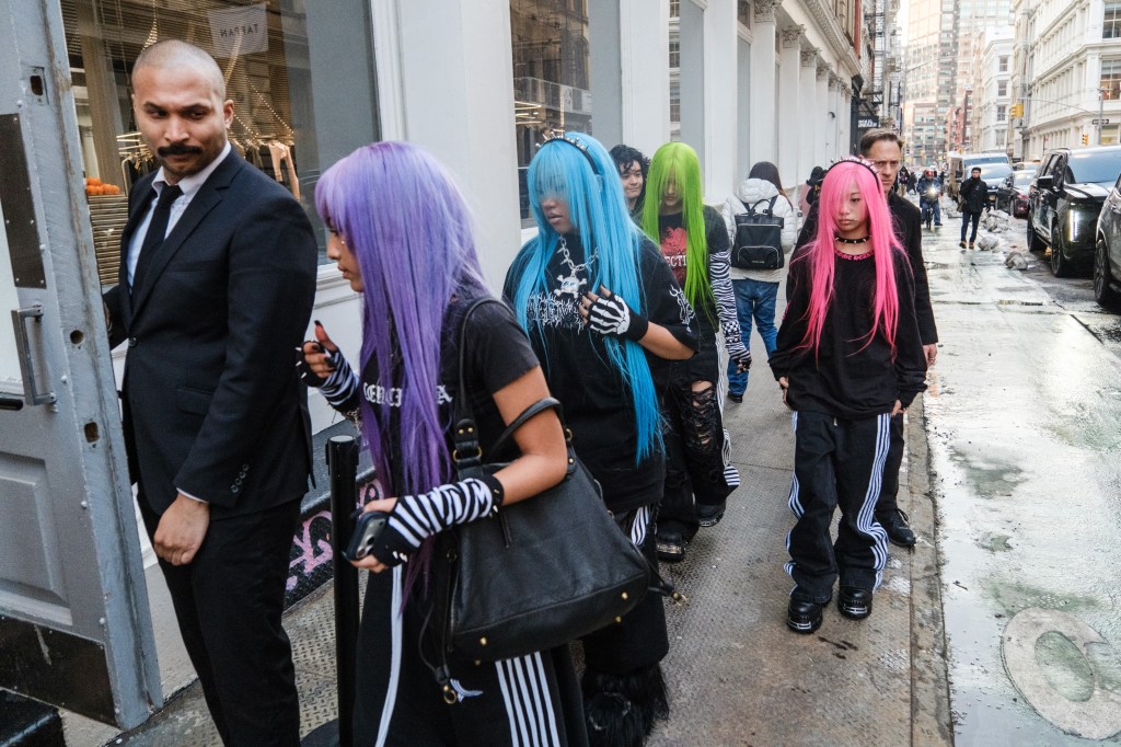 The group shopped at Alexander Wang in SoHo. 
