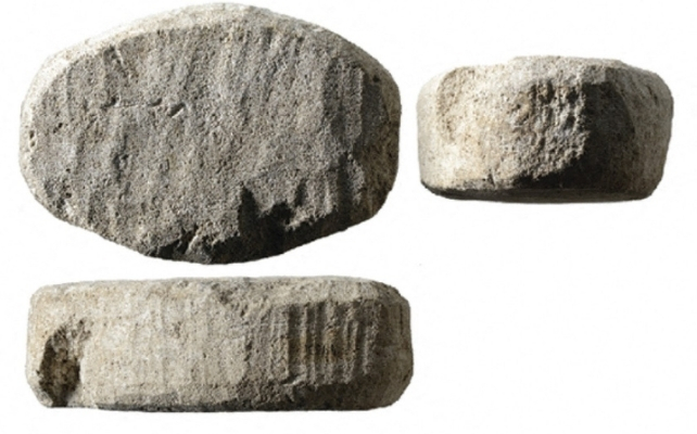 white stone from different perspectives