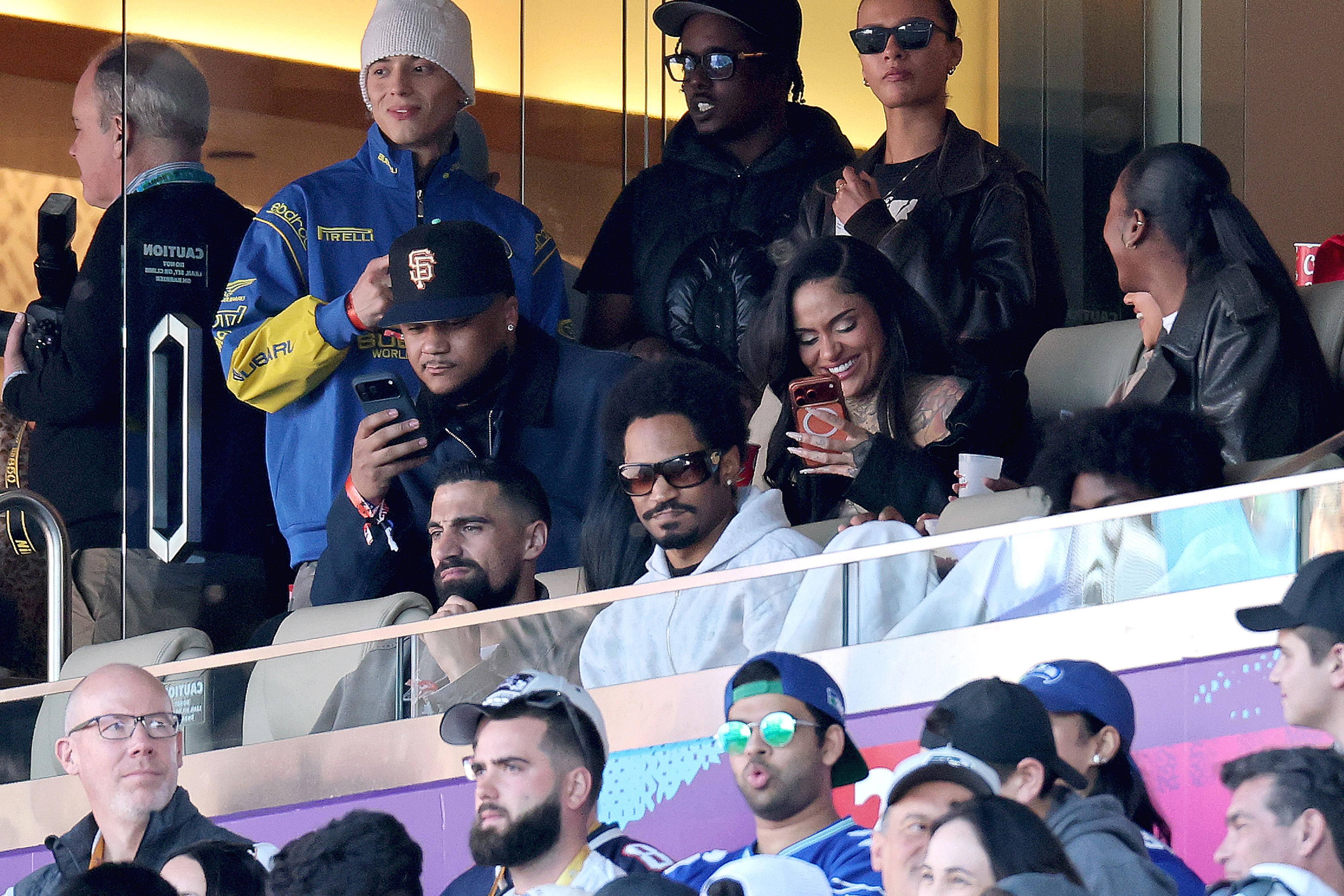 Sebastian Lletget, Kaytranada, and Kehlani attend Super Bowl 60