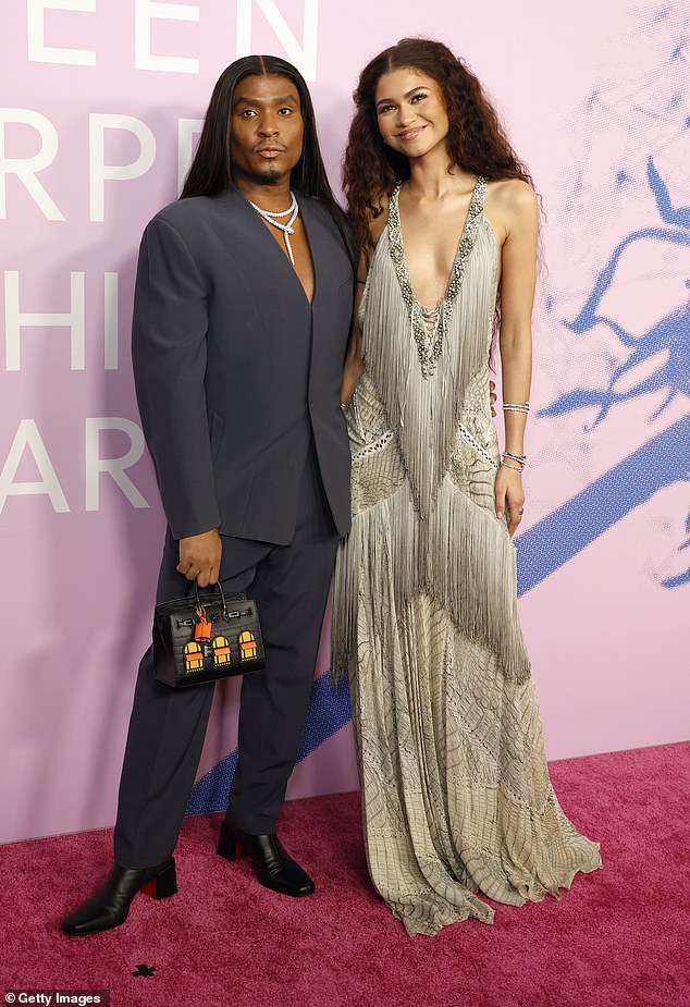 When pressed by a reporter, Roach confirmed with a laugh, ‘It’s very true'; (Roach and Zendaya in 2024)