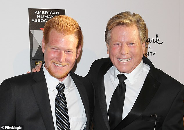 Redmond and Ryan O'Neal attend the 3rd annual American Humane Association Hero Dog Awards at The Beverly Hilton Hotel on October 5, 2013 in Beverly Hills