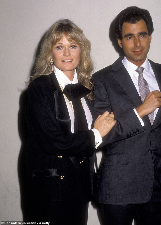 Perrine pictured at Spago in West Hollywood in 1986