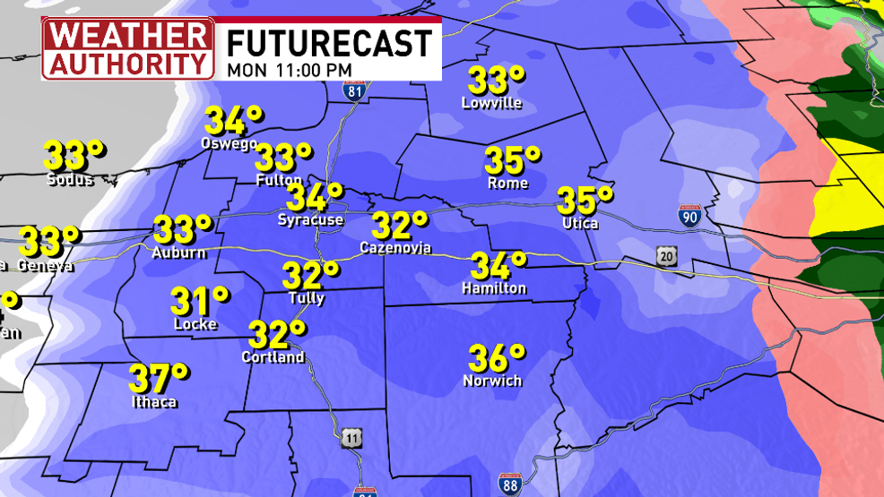 FUTURECAST 11 PM MONDAY