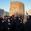 People mourn the death of Iran's supreme leader Ayatollah Ali Khamenei, who was killed in joint US and Israeli strikes, at a square in Tehran on March 1, 2026. Ayatollah Ali Khamenei, Iran's supreme leader since 1989 and sworn enemy of the West, was killed in the opening salvo of a massive US and Israeli attack that extended into a second day on March 1, as the two powers seek to topple the Islamic republic.
