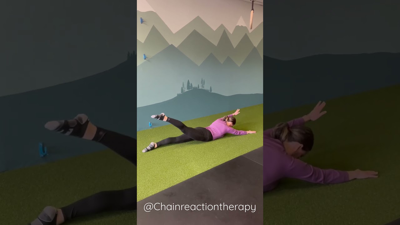 Pilates Mat modified swimming - YouTube