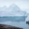 An iceberg in Ilulissat, Greenland. Ice sheets in Greenland and Antarctica are melting rapidly, and that melt will accelerate as the Earth heats up.