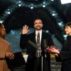 Zohran Mamdani is sworn in as New York City's 112th mayor by New York Attorney General Letitia James, left, alongside his wife Rama Duwaji, right, in the former City Hall subway station on January 1, 2026 in New York City.