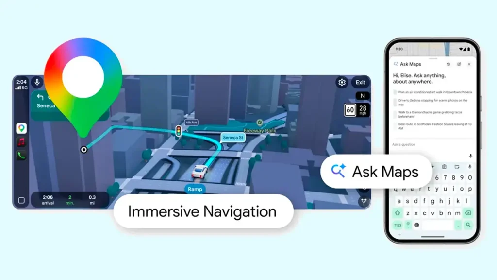 Navigation app hots up with Google Maps update