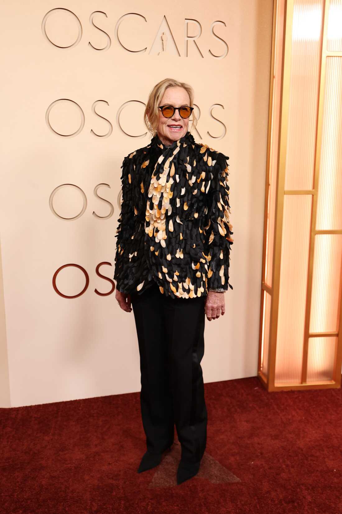 HOLLYWOOD, CALIFORNIA - MARCH 15: Amy Madigan attends the 98th Oscars at Dolby Theatre on March 15, 2026 in Hollywood, California. (Photo by Arturo Holmes/Getty Images)