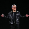 Nvidia CEO Jensen Huang delivers a keynote address at the Consumer Electronics Show (CES) in Las Vegas in January.