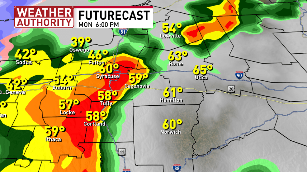 FUTURECAST 6 PM MONDAY